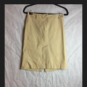 Theory Skirt Beige Knee Length  Size 2